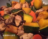 A picture of step 6 of Braised Pork with Kabocha Squash.
