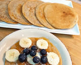 Foto del paso 3 de la receta: Tortitas integrales con harina de espelta 🥞 y miel 🍯