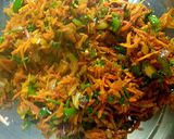 A picture of step 12 of Suji ki kachodi.