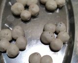 Foto langkah ke 3 dari resep Chapssal doughnut coklat.