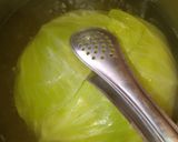 A picture of step 1 of Turkish Cabbage Dolma.