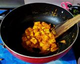 A picture of step 7 of Kadhai Paneer.