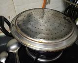 A picture of step 2 of Jeera aloo matar fry without onion garlic.