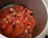 A picture of step 5 of Besan cheela with tamater chutney.