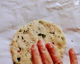 A picture of step 3 of Sabudana Vrat Parathas.