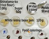 A picture of step 1 of Wagashi <Mock "Daifuku"cooked using microwave >.