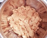 A picture of step 2 of Besan Ladoo.