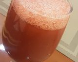 A picture of step 2 of Strawberry juice.