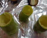 Foto del paso 6 de la receta: Tronquitos de calabacín rellenos de pollo y verduras