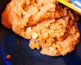 A picture of step 4 of Aata Suji and Mawa Halwa.