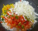 A picture of step 4 of Romancing The Rains, Indo - Chinese Sweet Corn Soup.