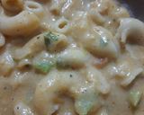 A picture of step 4 of # ga4# week 21 # mexican white pasta.