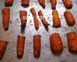 A picture of step 1 of Roasted Carrot and Chickpea Salad.