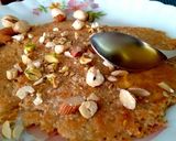 A picture of step 1 of Oats Coconut Milk Pancakes.