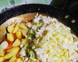 A picture of step 5 of Cabbage mixed veg.