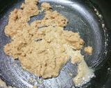 A picture of step 1 of Wheat Flour Jaggery Halwa.