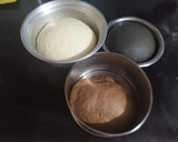 A picture of step 4 of Leopard print Bread.