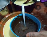 Foto langkah ke 5 dari resep Puding custrad lapis caramel.