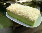 Foto langkah ke 10 dari resep Bolu pandan keju kukus.