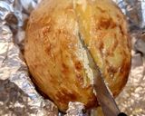 Foto del paso 2 de la receta Patatas crujientes rellenas con puré de puerro y bacon en airfryer