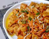 Foto langkah ke 7 dari resep Oseng Wortel Taoge Tempe Tahu.