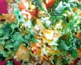 Veg Biryani mix with cheese recipe step 2 photo