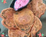 A picture of step 3 of Beetroot Cheesy Paratha.