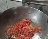 A picture of step 3 of Vegetables poha.