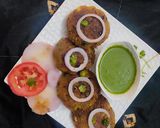 A picture of step 5 of पोहा, आलू,मटर के कटलेट.