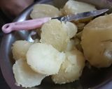 A picture of step 1 of Aloo ki tikki.