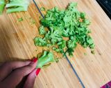 A picture of step 1 of Bulgur Broccoli and Feta Salad.
