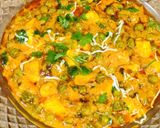 A picture of step 8 of Matar Paneer.