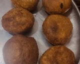 A picture of step 12 of Sattu Bafla with Dal.