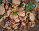 Foto langkah ke 4 dari resep Rica Rica Cumi Sosis.