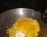 A picture of step 2 of Chanadal Paneer.