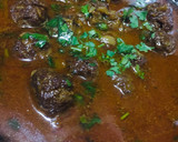 A picture of step 7 of Mutton kofta curry.