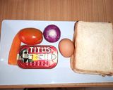 A picture of step 1 of Bake toast sandwich.