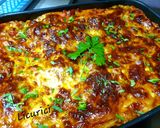 Pas rețetă Lasagne cu ragu și spanac 6 fotografie