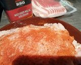 Töltött karaj (birssel, kecskesajttal) bacon köntösben recept fázis 1 fotója