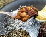 A picture of step 8 of Nutella lava cake.