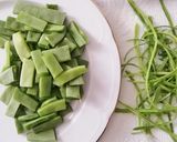 Foto del paso 1 de la receta: Hervido de Judías verdes, Zanahoria y Patatas con Papada ibérica
