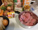 Lett húsgombócleves - Frikadeļu zupa recept fázis 1 fotója