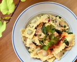Une image de l'étape 4 de 💚 Raviolis à la Crème, aux Champignons et aux Herbes Fraîches. (Végétarien).