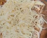 A picture of step 7 of Spaghetti and Meatballs #4weekschallenge #Charityrecipe.