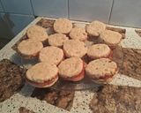 Foto del paso 13 de la receta: Alfajores crocantes de pistachos y dulce de membrillo veganos