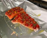 Une image de l'étape 5 de Saumon sauvage aux tomates cerises et aneth.