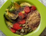 Foto langkah ke 4 dari resep Smothie bowl tropical.