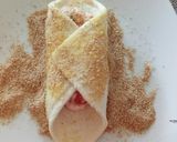 A picture of step 3 of Cannelloni di pane bread cannelloni.