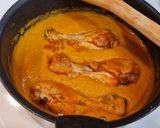 Foto del paso 6 de la receta: Jamoncitos de pollo en salsa de cebolla y berenjena