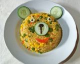 Foto langkah ke 5 dari resep Nasi Goreng Kari Vegan.